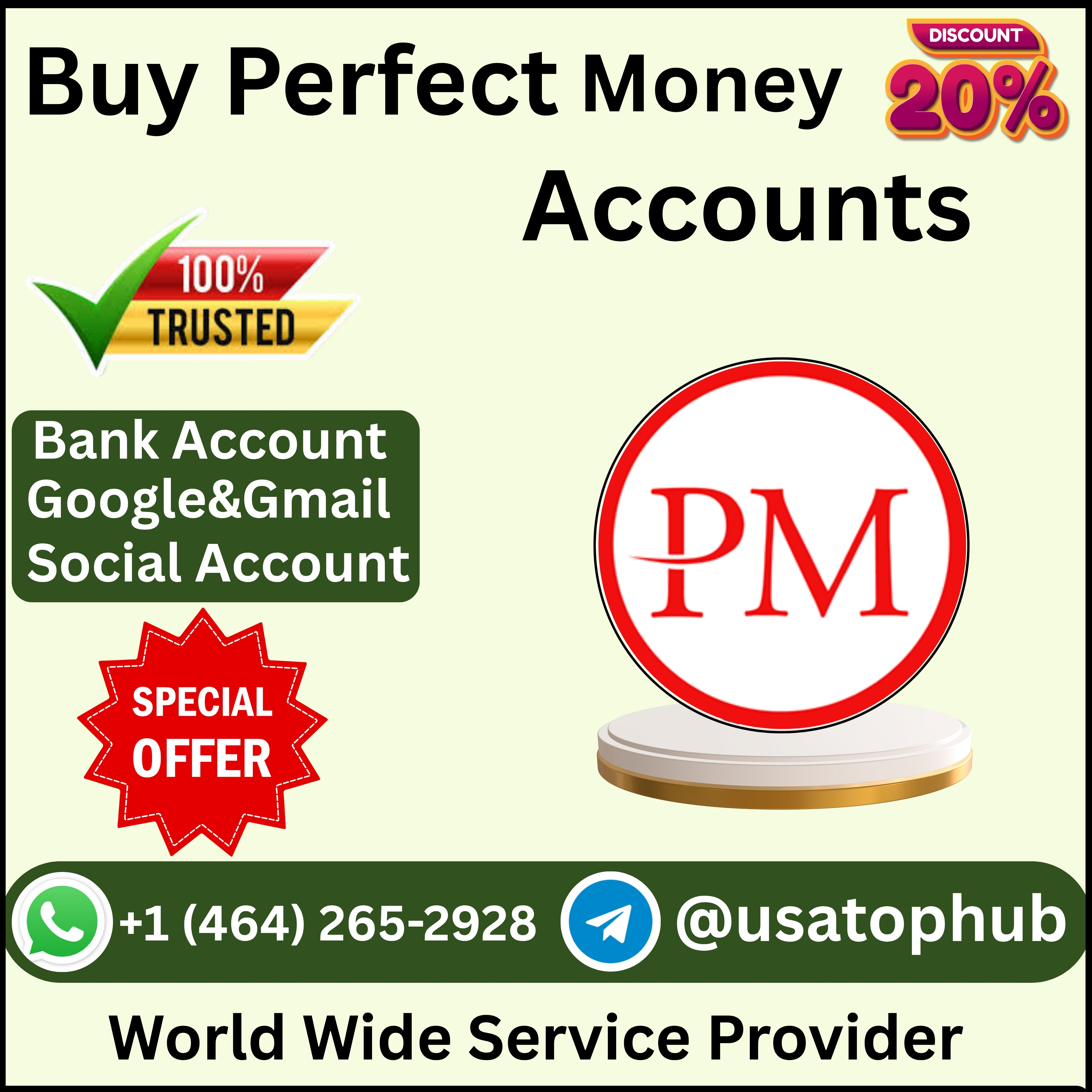 Buy Verified Perfect Money Account – 100% Best Old, USA & UK
