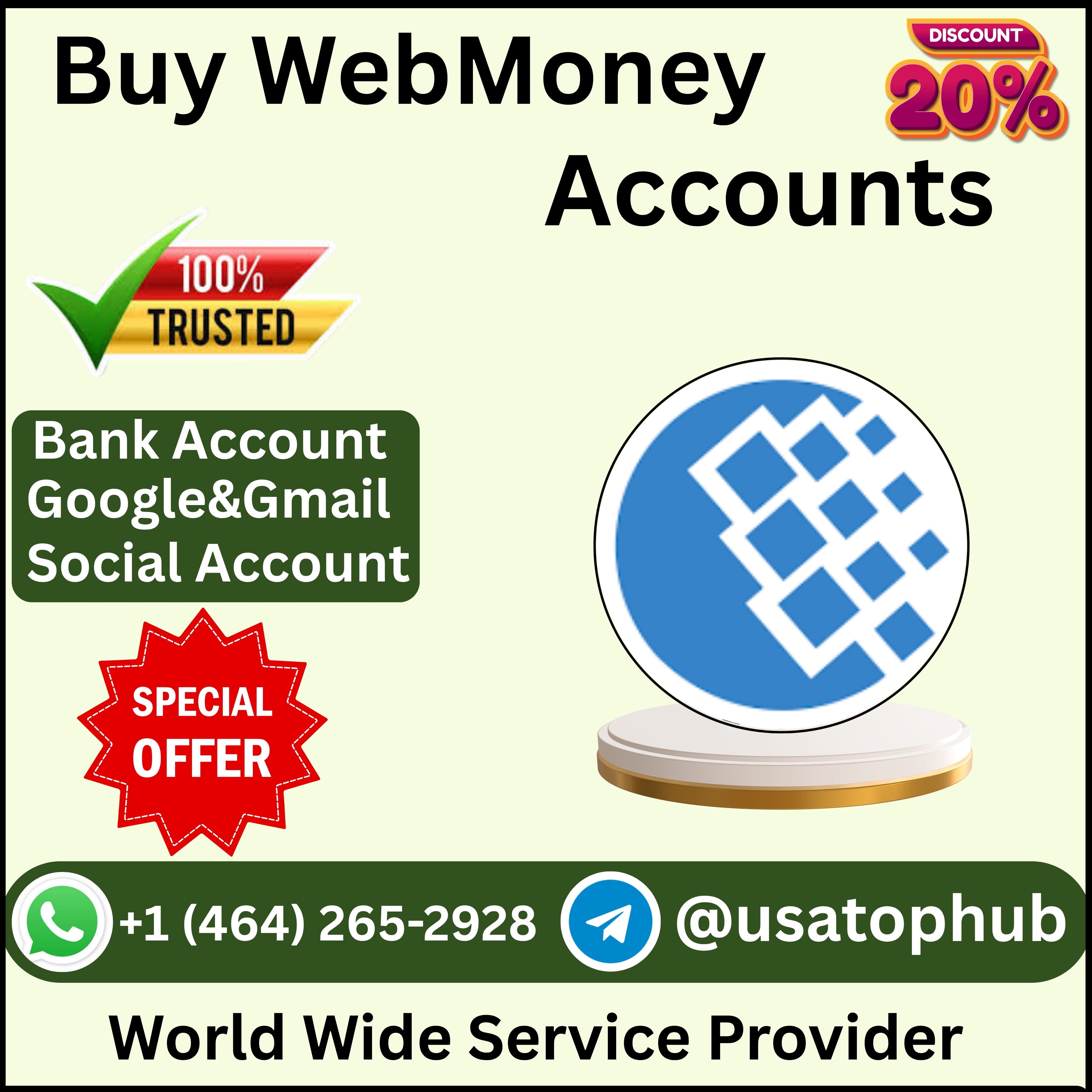 Buy Verified WebMoney Accounts – 100% legit guarantee…