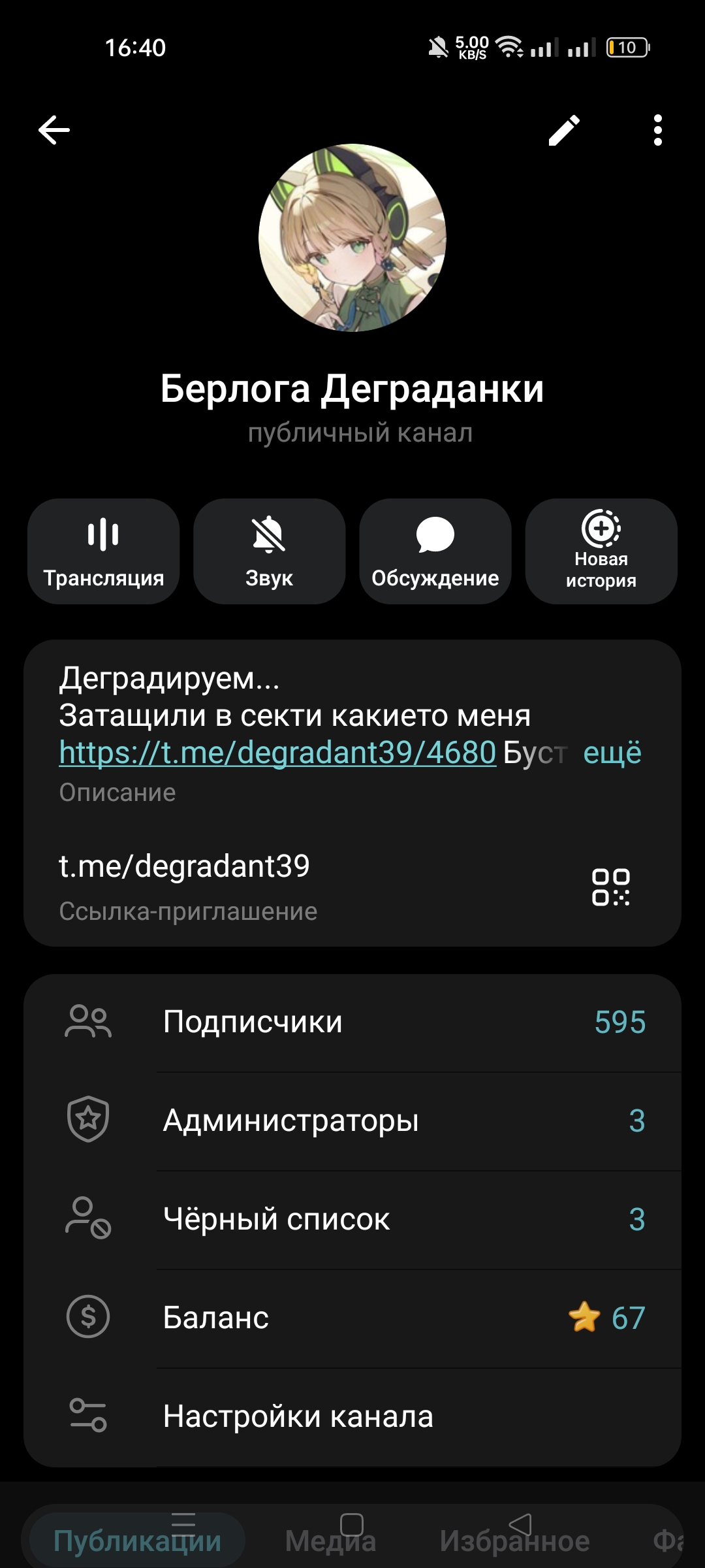 Берлога Деграданки 