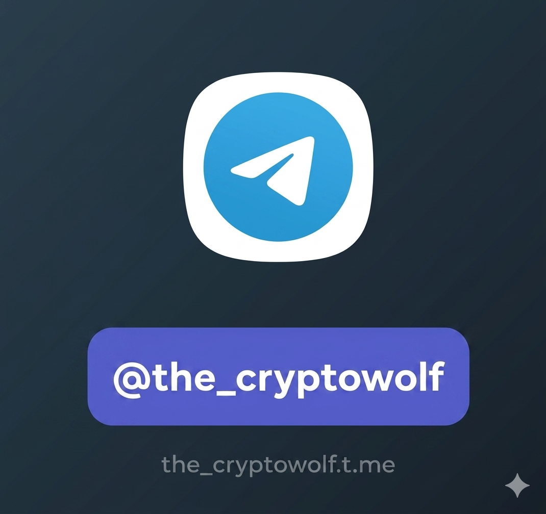 @the_cryptowolf – Premium Username + Growing Crypto Channel