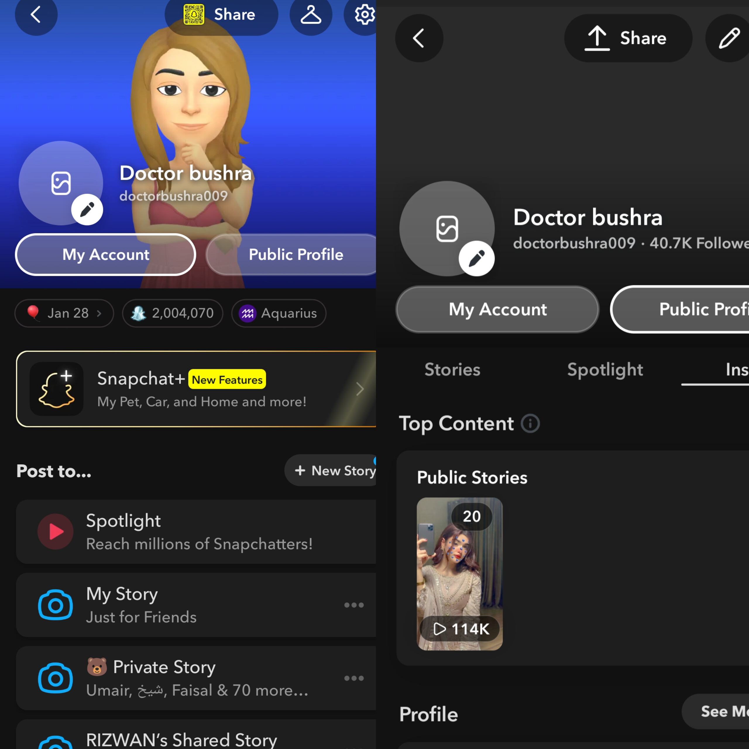2M snapscore Snapchat account available for sale