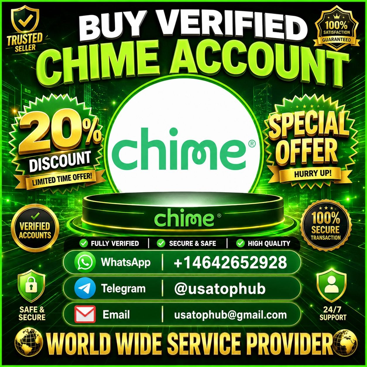 how to Buy verified Chime bank acc Active  US, UK Verified …