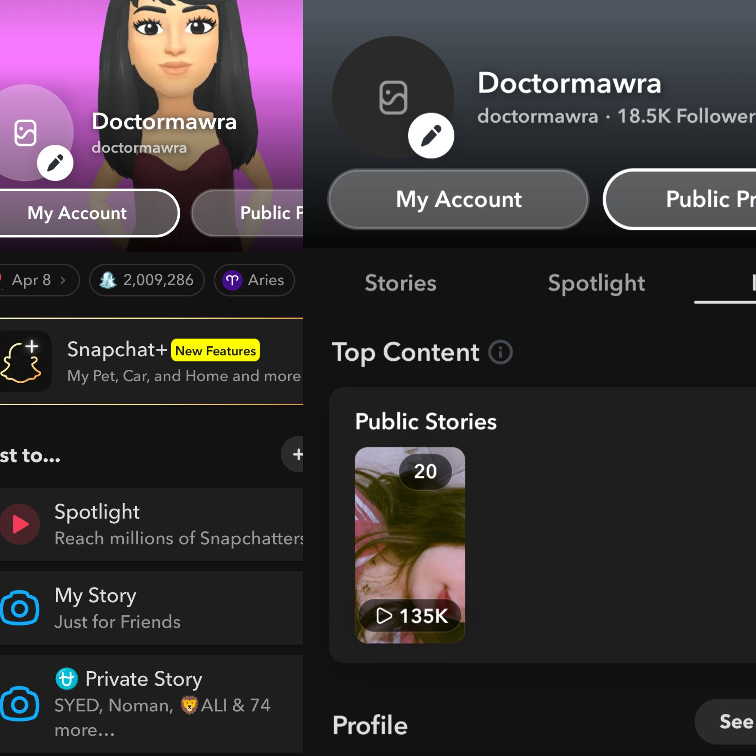 2M snapscore Snapchat account available for sale