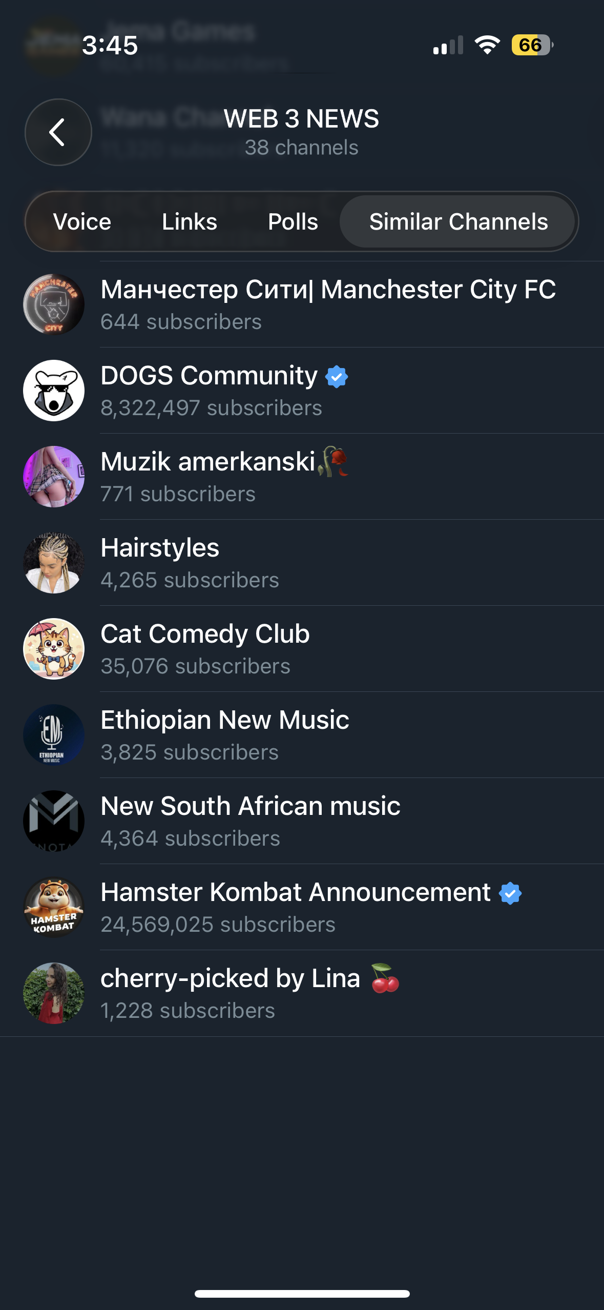 SIMILAR CHANNELS A LOT AVAILABLE 
