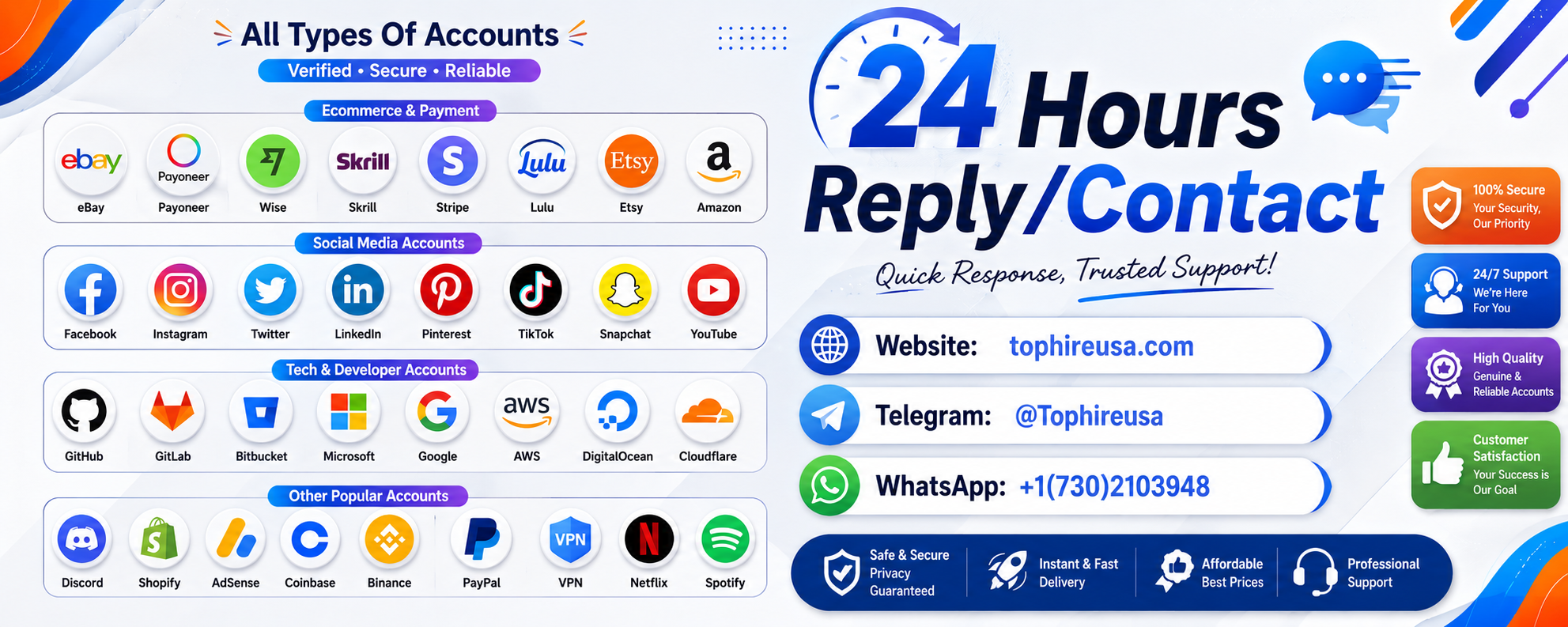 Buy CheapTelegram Accounts (+1 (730) 210-3948