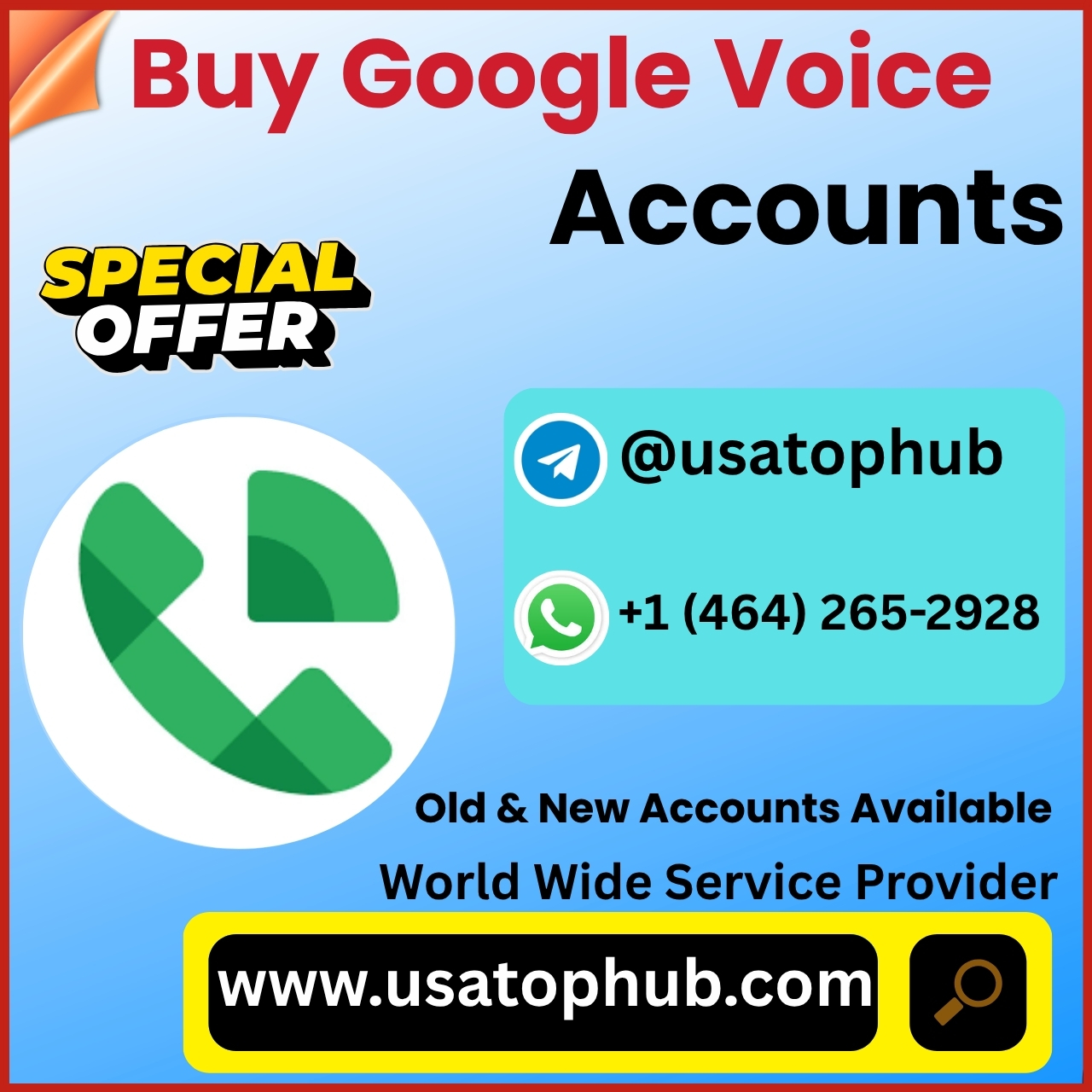 Buy Google Voice Accounts -100% Active & US, UK Verified …