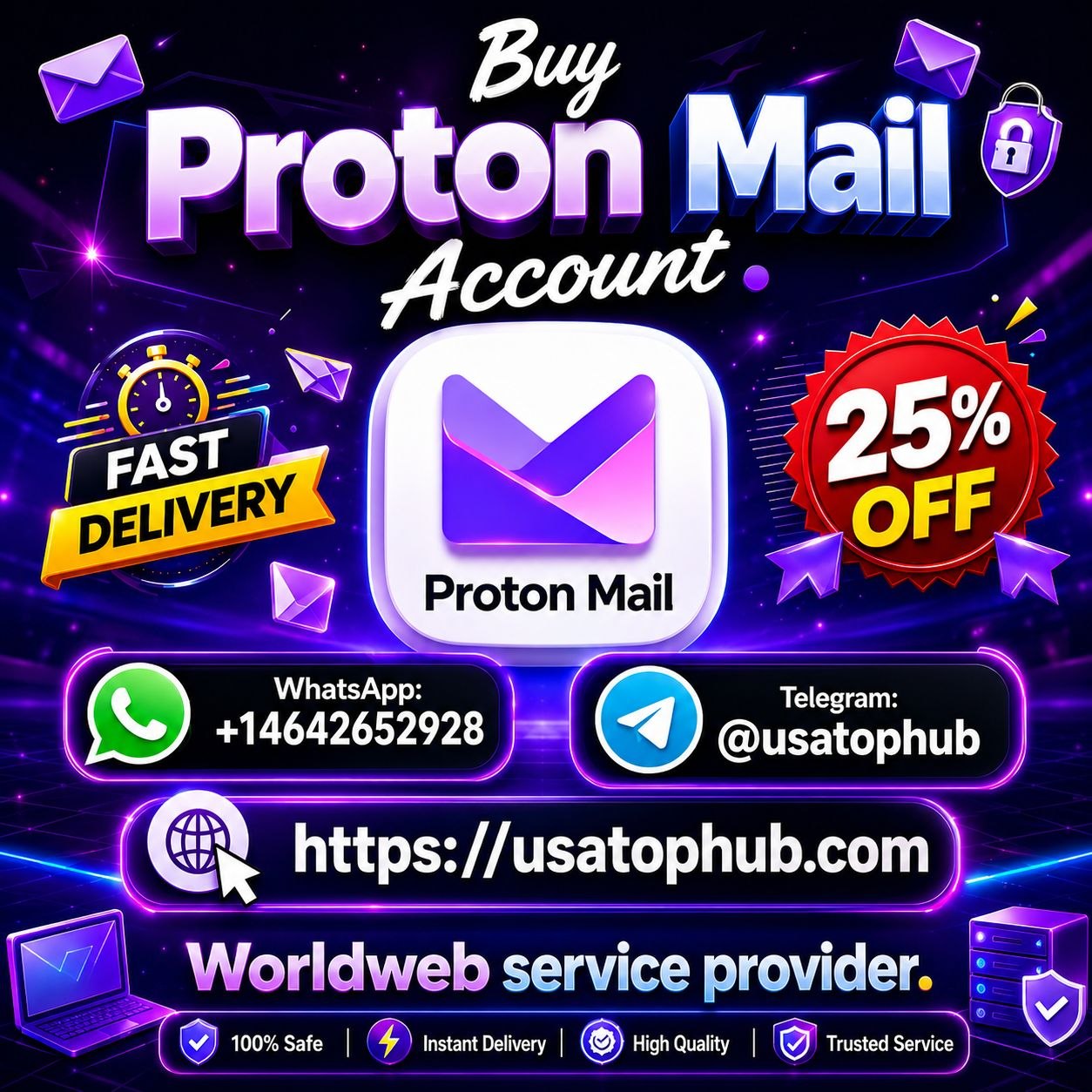 Buy Proton Mail Accounts – Safe Guide & Important Informatio