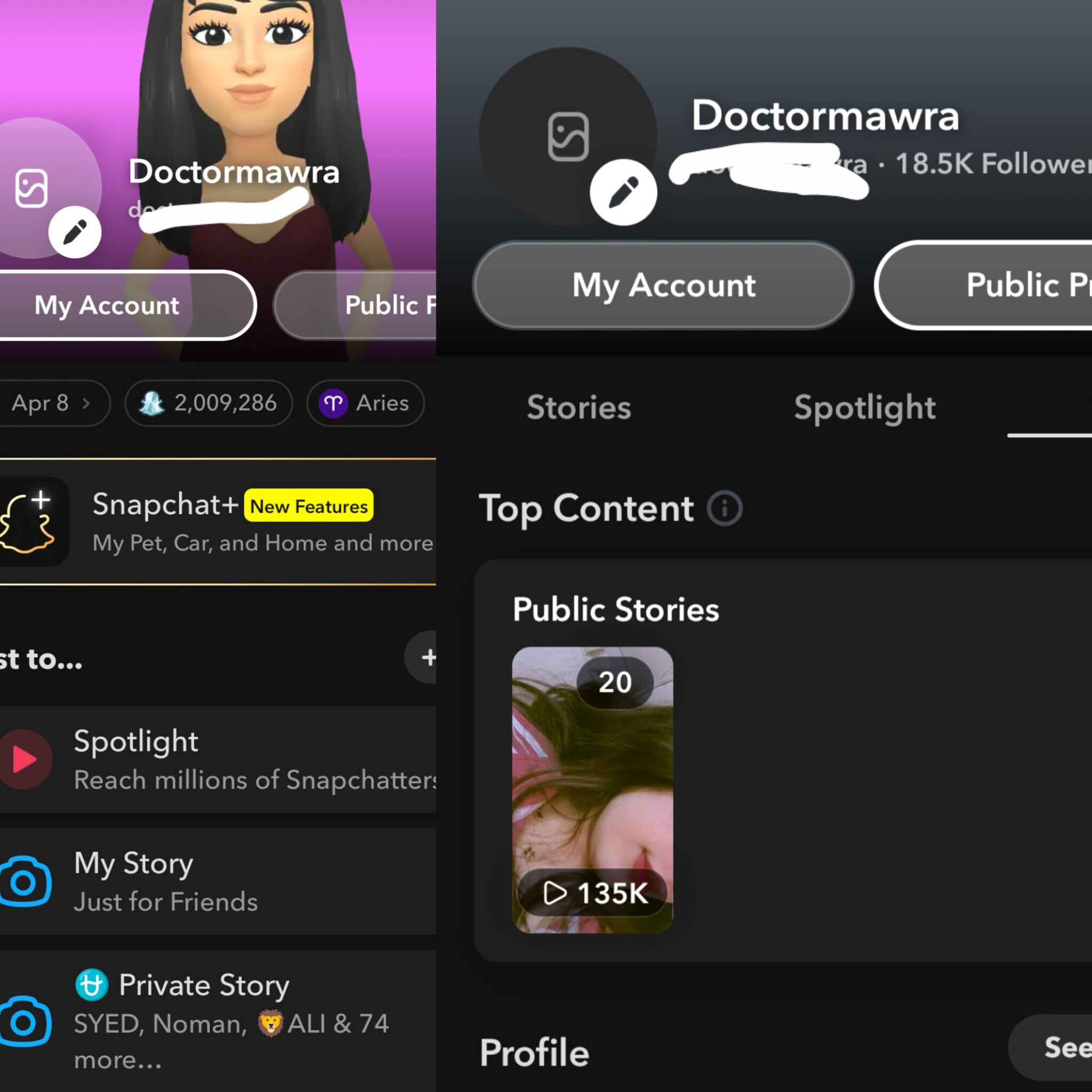 2M snapscore Snapchat account available for sale