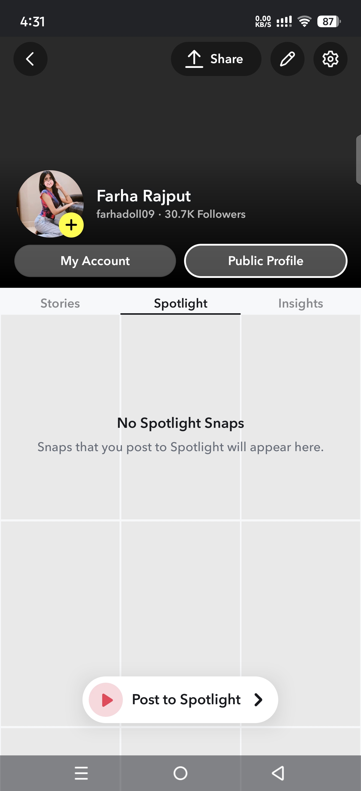 Snapchat followers account 30k followers