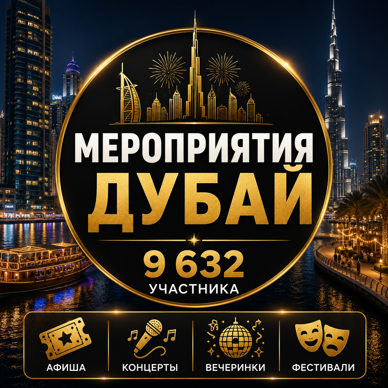 Мероприятия Дубай