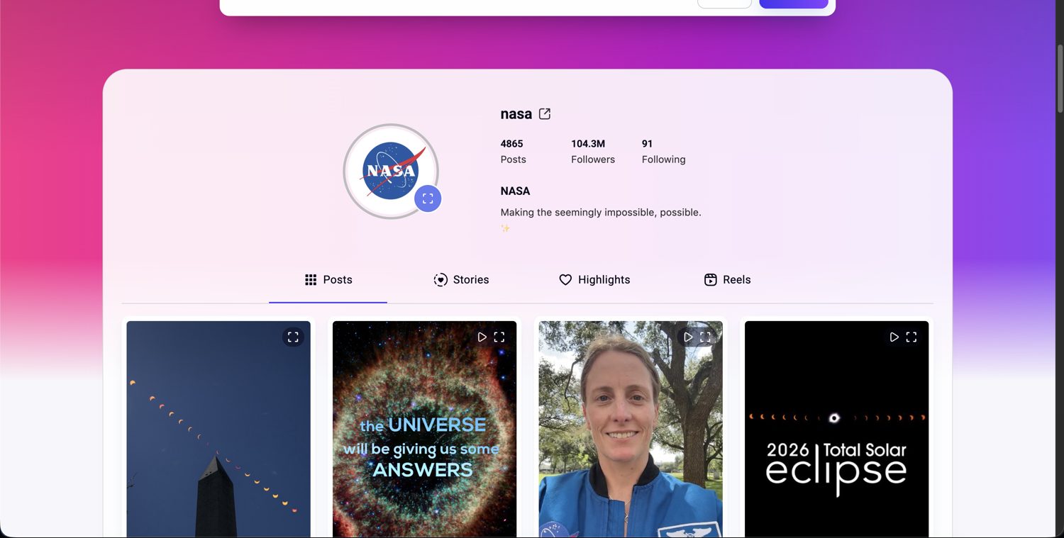 instory.uno — Instagram viewer на 18 мовах, SEO-актив