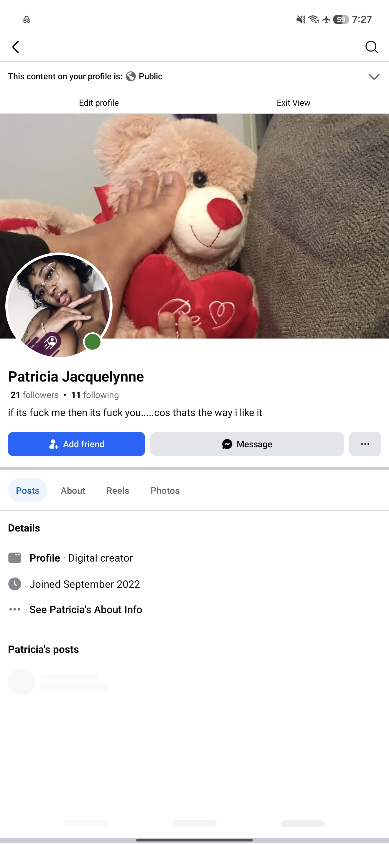 Patricia Jacquelynne