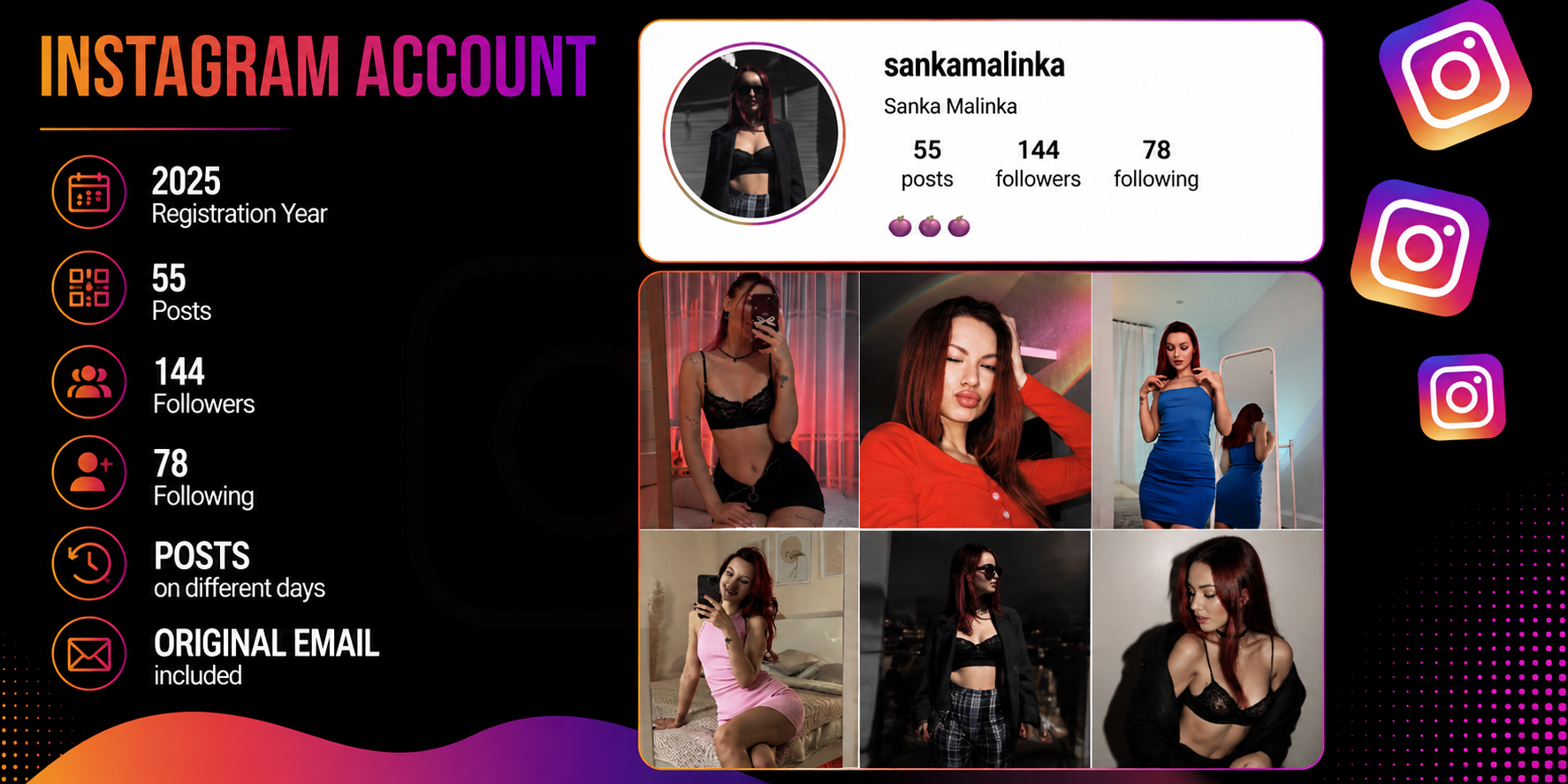 sankamalinka - A woman account registered in 2024