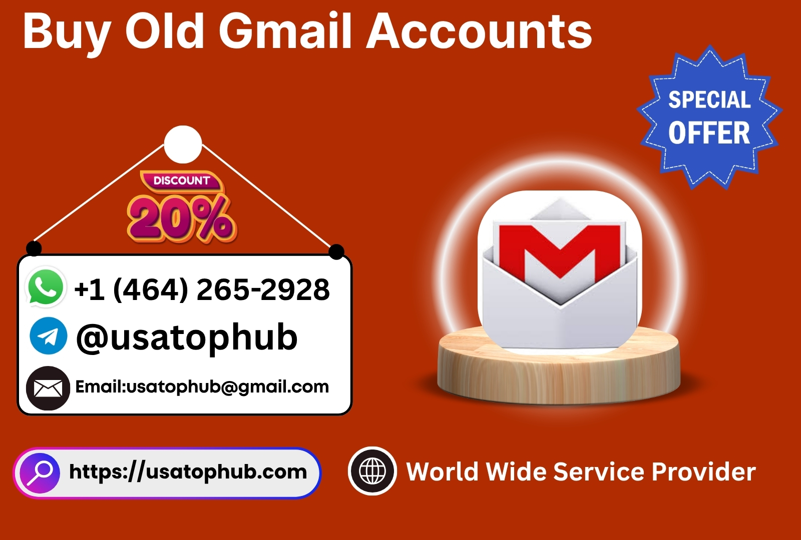 Buy Old Gmail Accounts – Verified, Aged & Secure (PVA & Trus