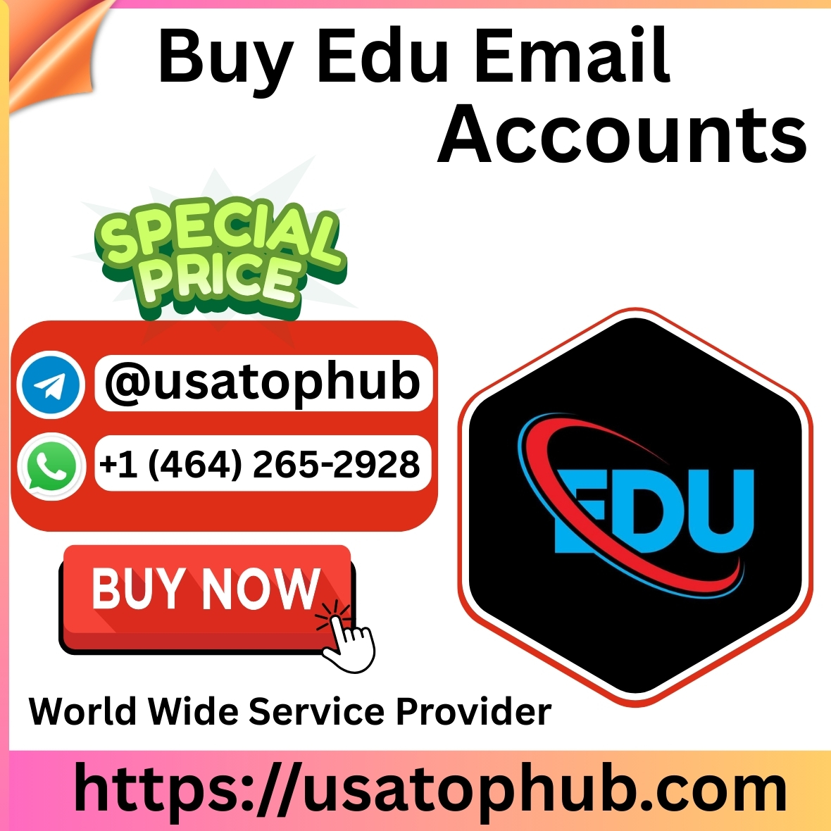 Buy Edu Email accounts – Verified, Aged & Secure (PVA & Trus
