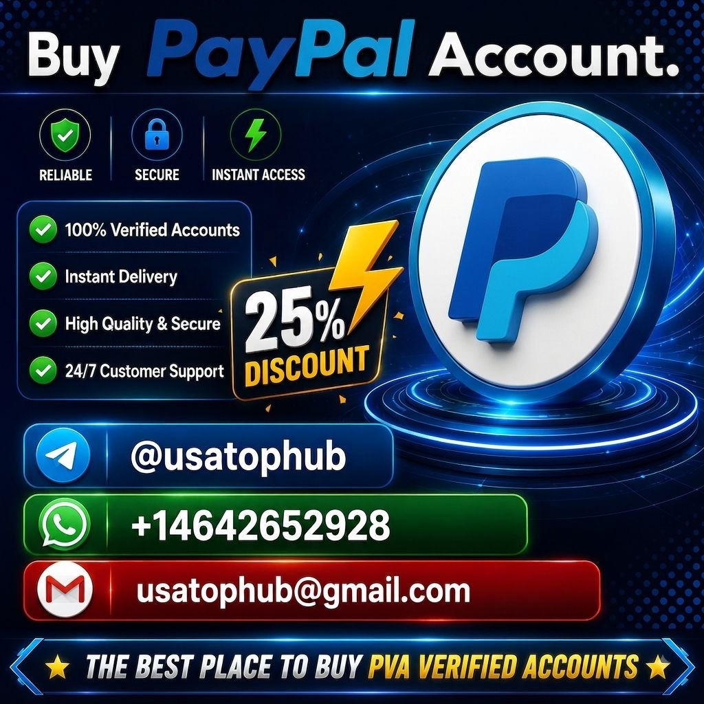 Buy Verified PayPal Accounts – Safe & Trusted