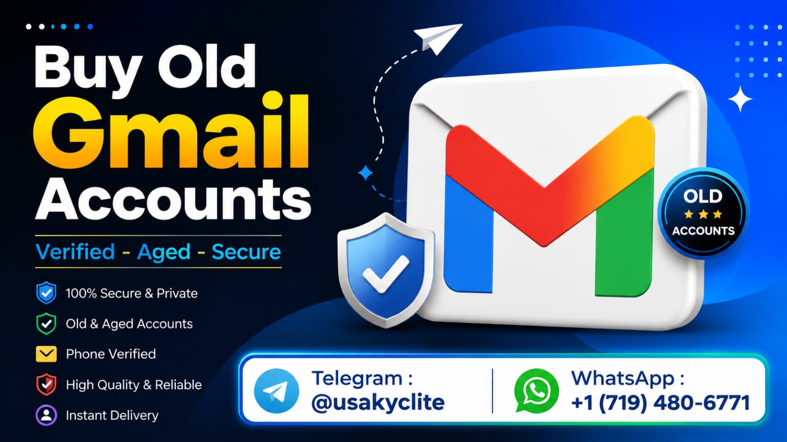Aged Gmail Buy/Sell | 2025 Gmail Accounts Buying Guide