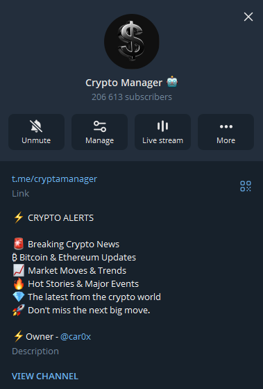 Crypto Manager 