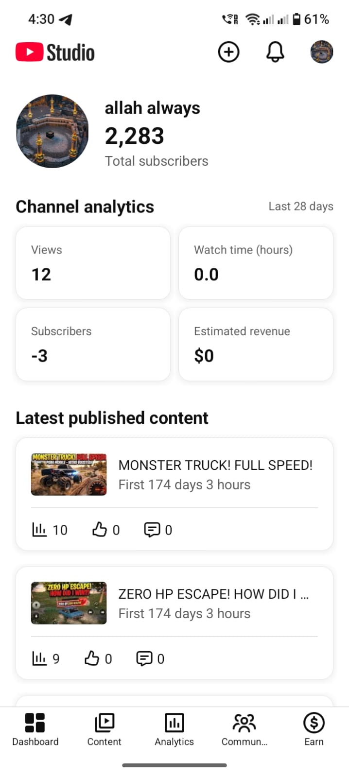 YouTube channel