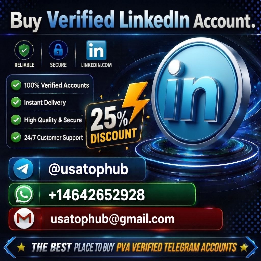 Buy LinkedIn Accounts – 100% PVA, Aged & Bulk.