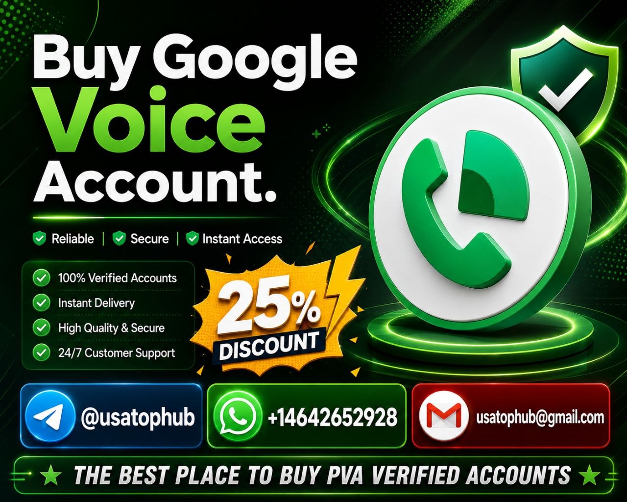 Buy Google Voice Accounts -100% Active & US, UK Verified …