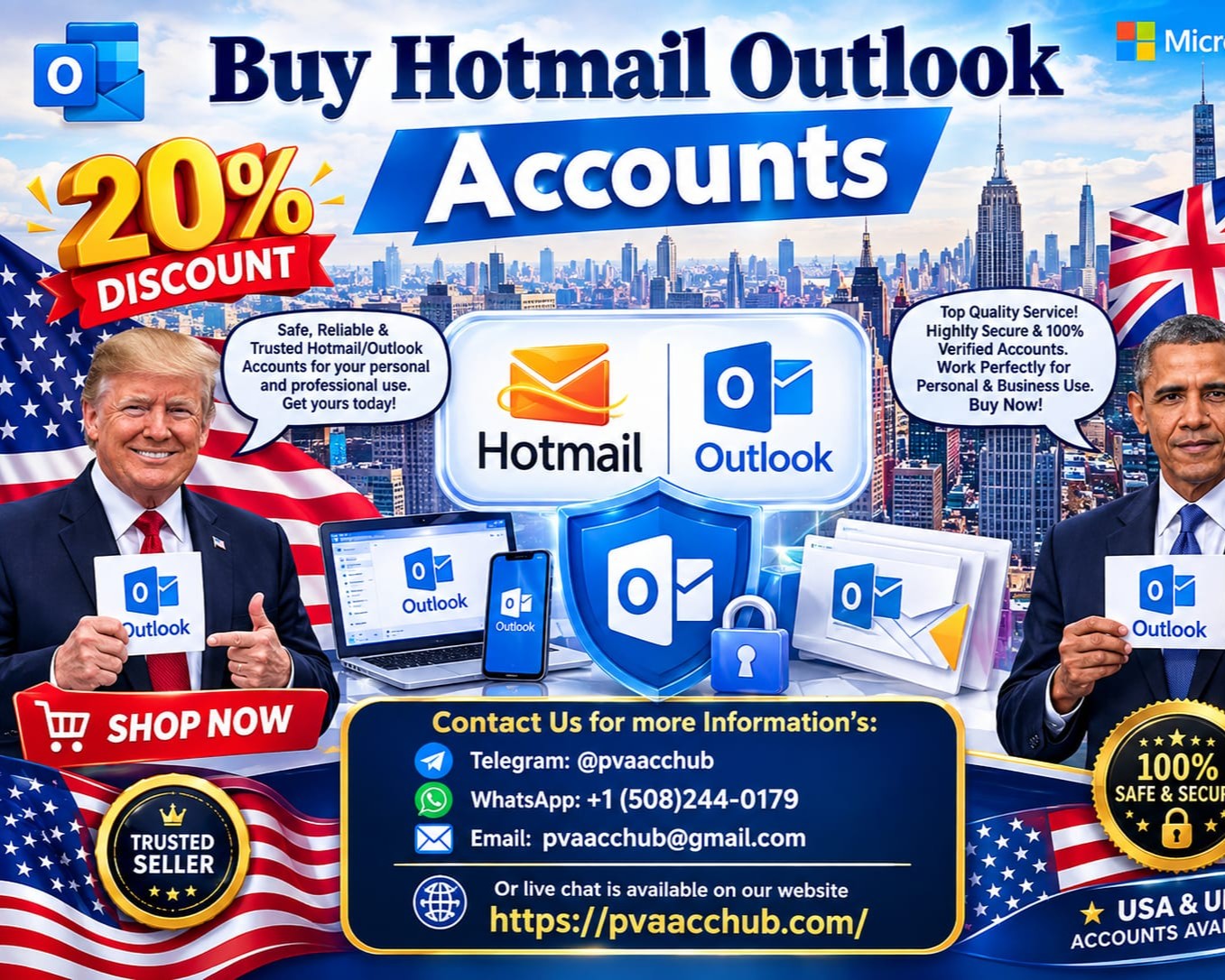 Buy Verified Hotmail Accounts in Bulk