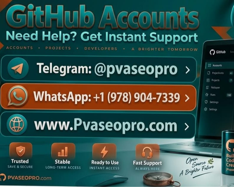 343 Trusted Places to Buy, & Sell Aged GitHub Accounts....
