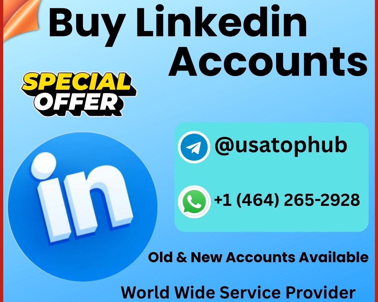 Buy LinkedIn Accounts – 100% PVA, Aged & Bulk.