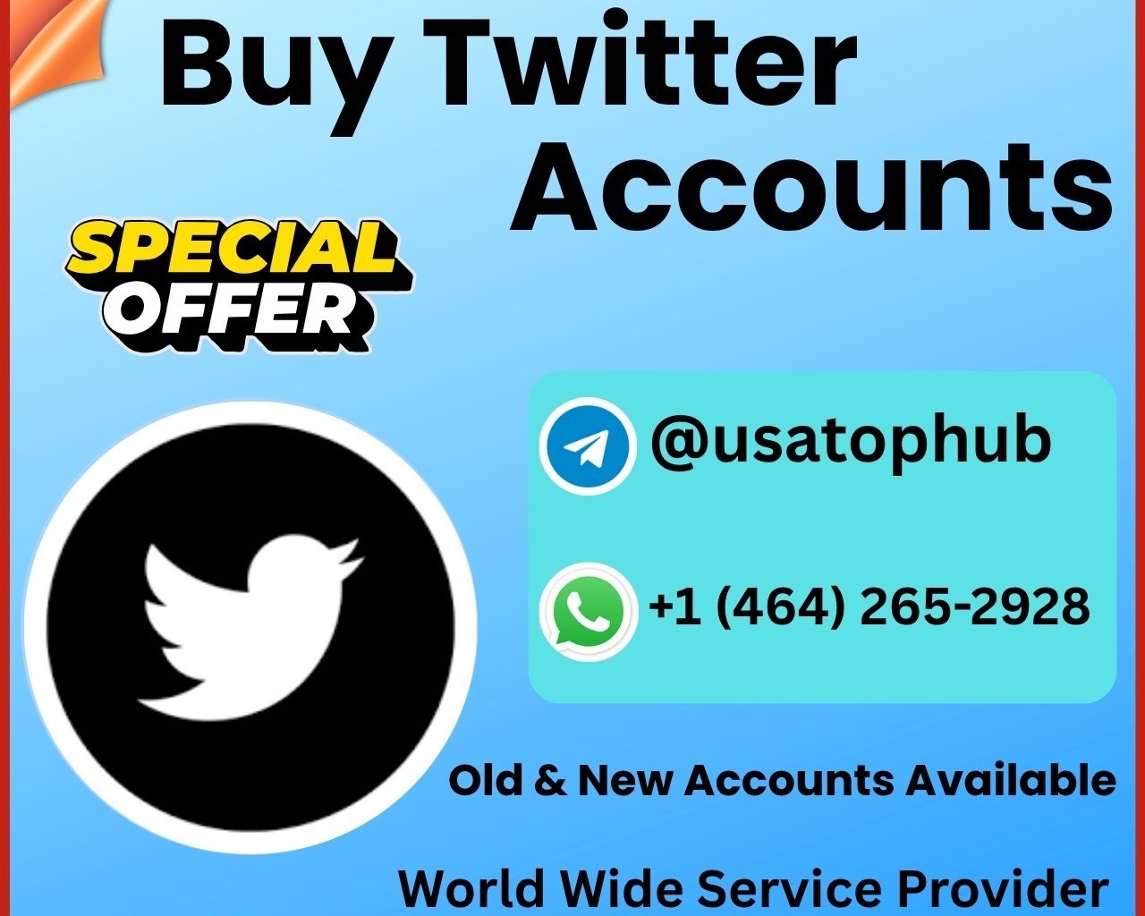 Buy Twitter Accounts – 100% Real Accounts & Fast Delivery.