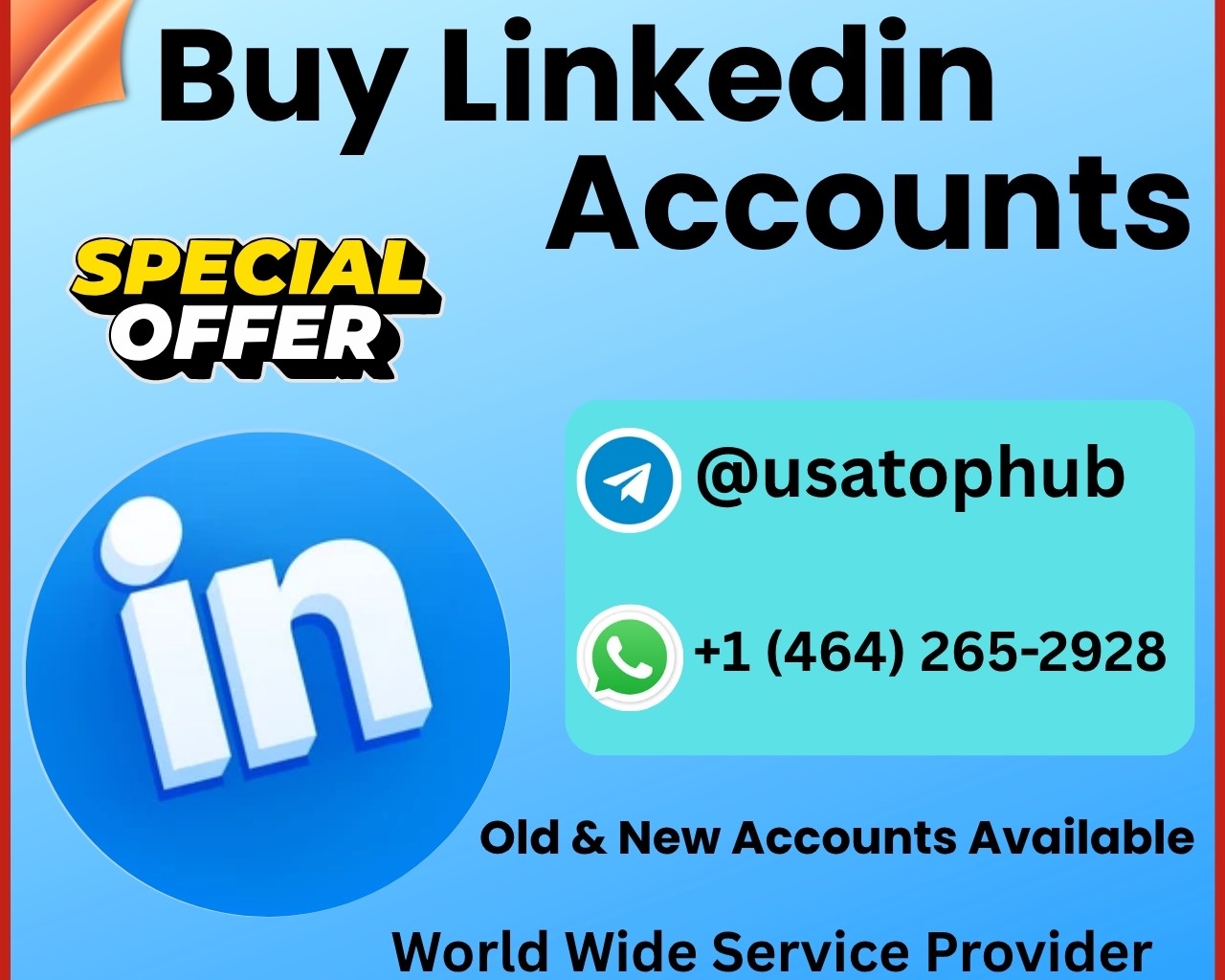 Buy LinkedIn Accounts – 100% PVA, Aged & Bulk.