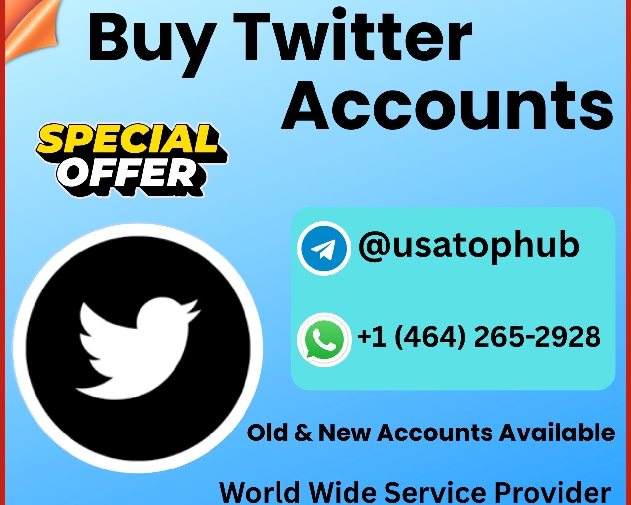 Buy Twitter Accounts – 100% Real Accounts & Fast Delivery.