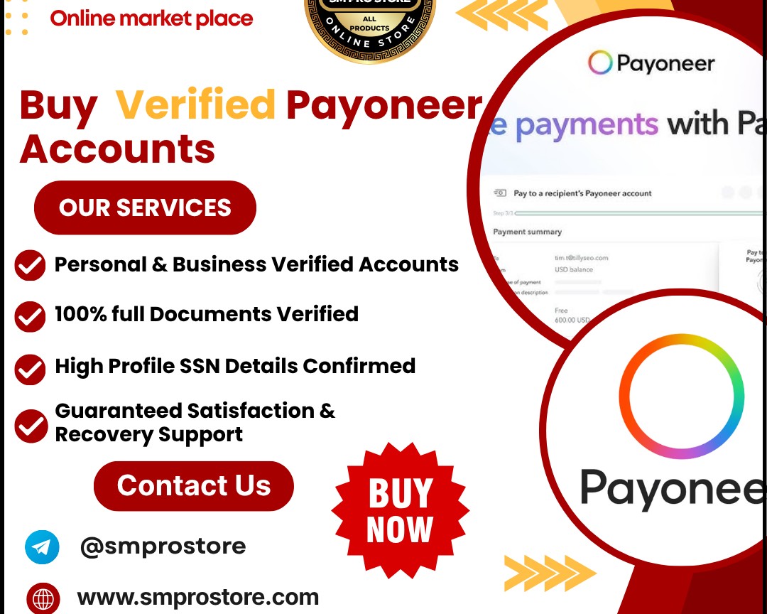 Buy Verified Payoneer Accounts To Make Money Secure & Ready 