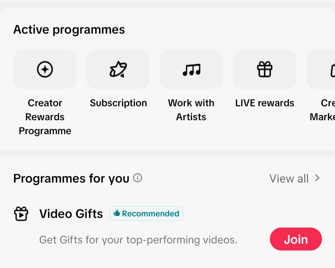 CRP ENABLED AND Various other monetization programs 