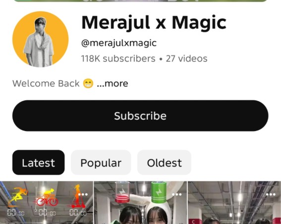 YouTube channel