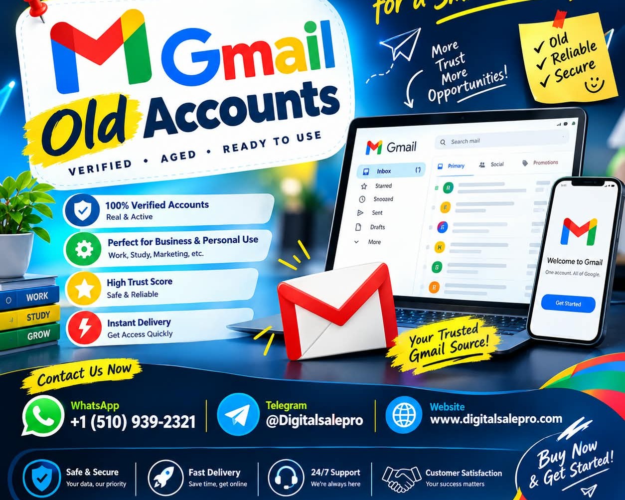 Buy Old Gmail Accounts