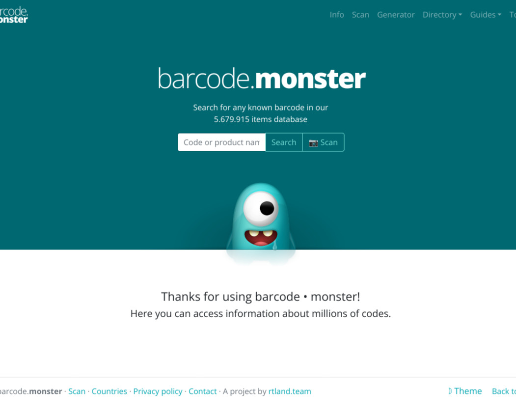 barcode.monster