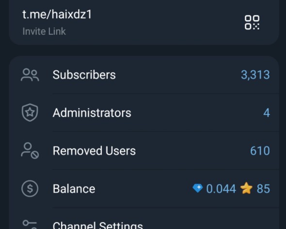 Telegram channel and group 