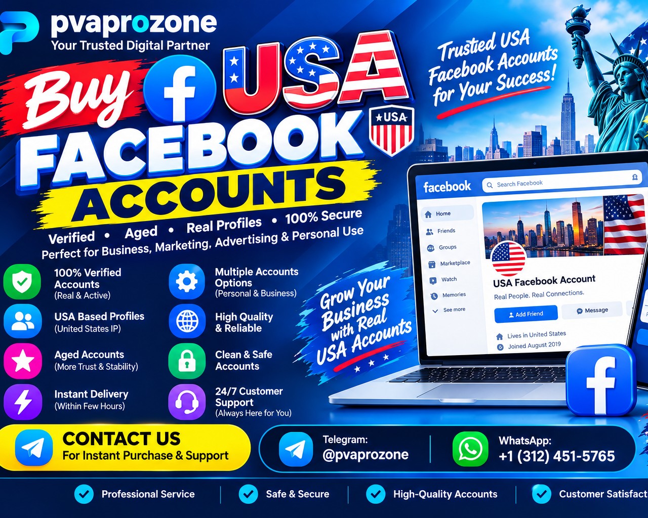 Best 5 Marketplaces To Get and Sell Usa Facebook Accounts