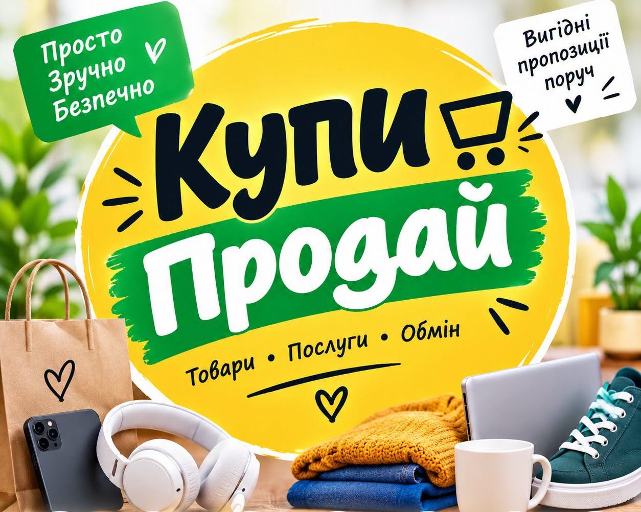 КУПИ ₴ ПРОДАЙ